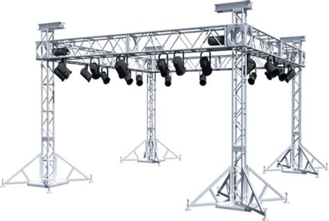 box truss with steel plate structure|lightweight truss for video lighting.